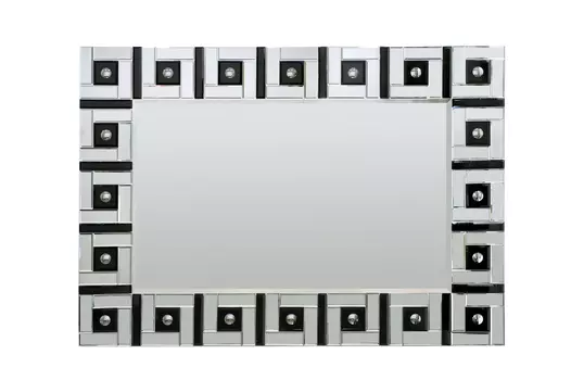 Зеркало (garda decor) черный 121x86 см.