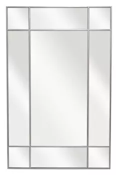 Зеркало (garda decor) серебристый 90x140 см.