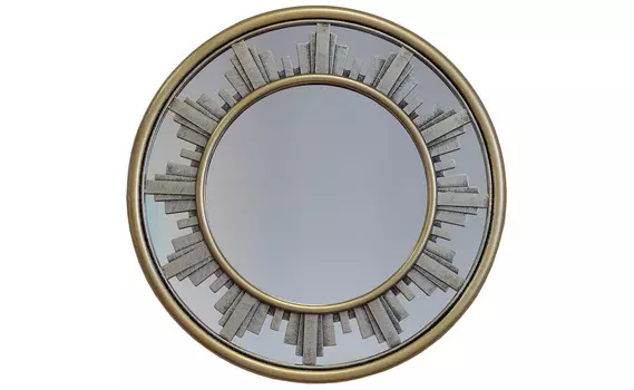 Зеркало (garda decor) серый 2 см.