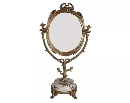 Зеркало (glasar) золотой 26.0x14.0x46.0 см.