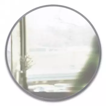 Зеркало hub (umbra) серебристый 94x94x2 см.