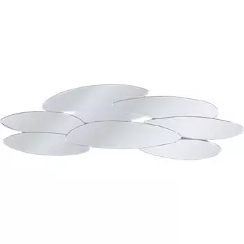 Зеркало leafs (kare) серебристый 46x150x3 см.