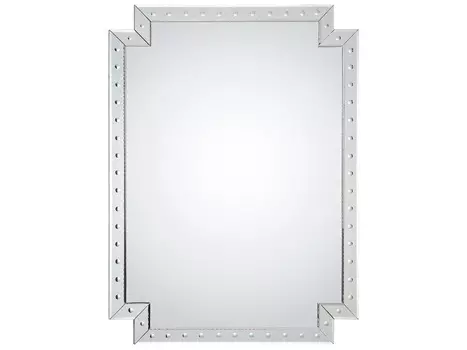 Зеркало лурдес (francois mirro) серебристый 70.0x100.0x2.0 см.