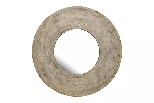 Зеркало настенное (abby décor) серый 2 см.