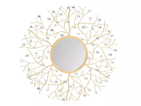 Зеркало настенное «бенуа голд» (object desire) золотой 77x76x2 см.