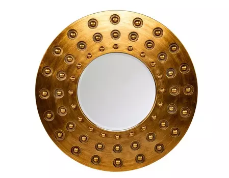 Зеркало настенное «боярд» (object desire) золотой 4 см.