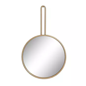 Зеркало настенное carly (to4rooms) золотой 35.0x2.0x58.0 см.