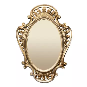 Зеркало настенное catania (inshape) золотой 55x76 см.