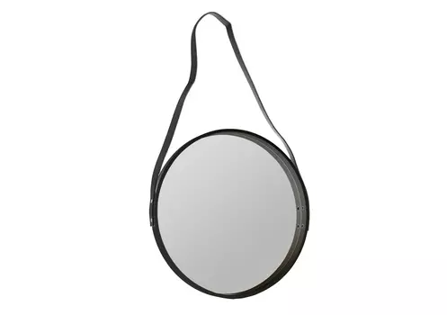 Зеркало настенное como (to4rooms) черный 9 см.