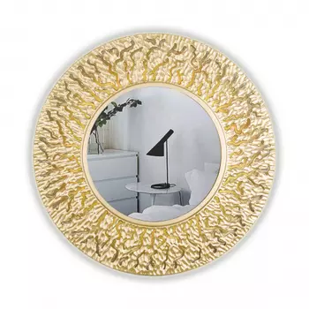 Зеркало настенное coral (inshape) золотой