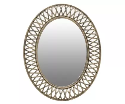 Зеркало настенное cordelia (to4rooms) золотой 61.0x76.0x5.0 см.