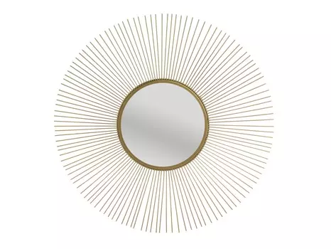 Зеркало настенное diyar (to4rooms) золотой 3 см.