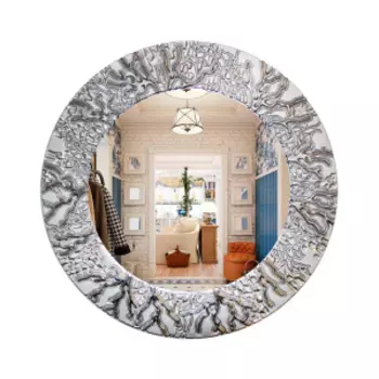 Зеркало настенное fashion coral (inshape) серебристый
