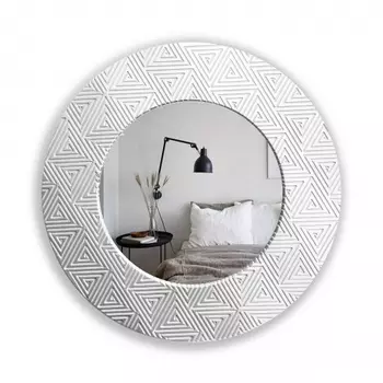 Зеркало настенное fashion pyramid (inshape) серебристый