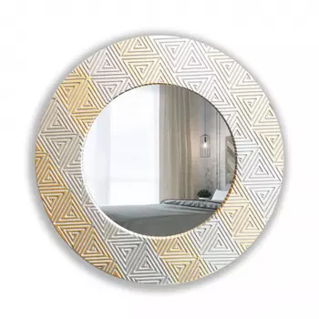Зеркало настенное fashion pyramid (inshape) золотой