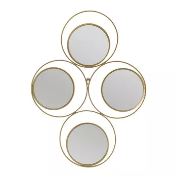 Зеркало настенное felici (to4rooms) золотой 47x64x2 см.