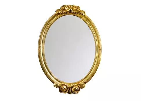Зеркало настенное «галика» (object desire) золотой 48x34x5 см.