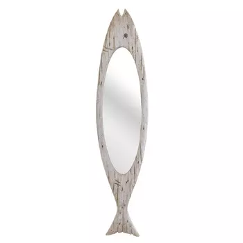 Зеркало настенное geldrop (to4rooms) бежевый 118x2x27 см.