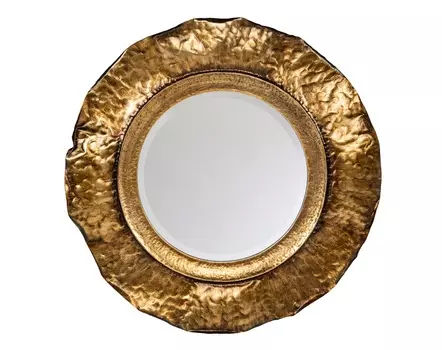 Зеркало настенное «гвиана» (object desire) золотой 7 см.