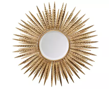 Зеркало настенное «харвест» (object desire) золотой 2 см.