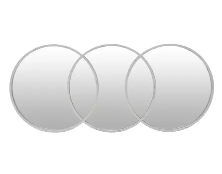 Зеркало настенное hokksund (to4rooms) серебристый 92x40x2 см.