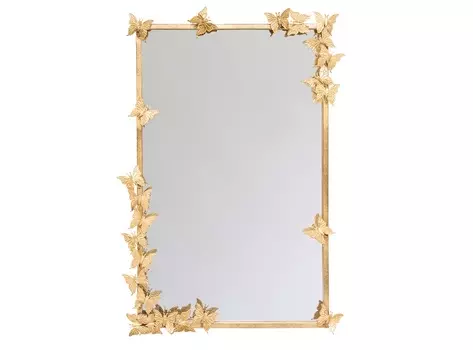 Зеркало настенное «махаон» (object desire) золотой 57x82x4 см.