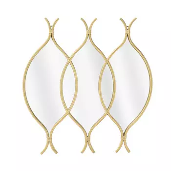Зеркало настенное massa (to4rooms) золотой 69.0x72.0x3.0 см.
