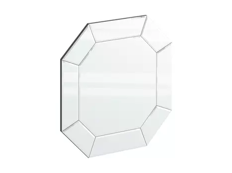 Зеркало настенное matrix 900 (ogogo) серебристый 89x89 см.