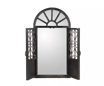 Зеркало настенное-окно fieldfare (to4rooms) черный 51x96x7 см.