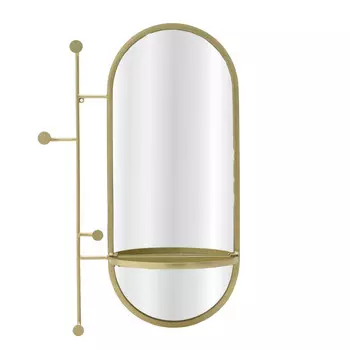 Зеркало настенное orodiel (to4rooms) золотой 52x82x17 см.