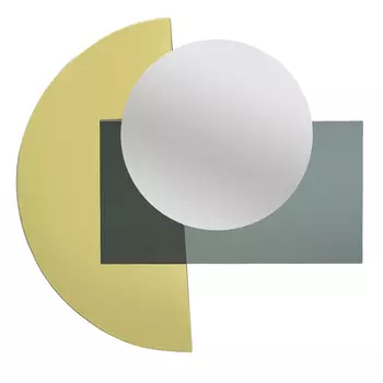 Зеркало настенное role (to4rooms) золотой 37x37x2 см.