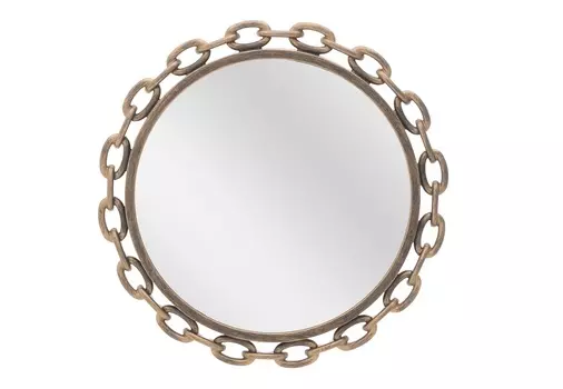 Зеркало настенное seama (to4rooms) золотой 46x5 см.