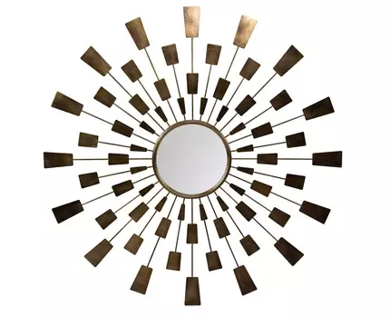 Зеркало настенное «вегас» (object desire) золотой 2 см.