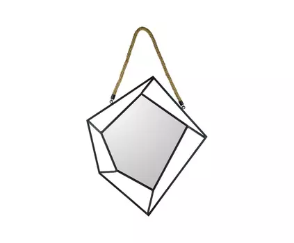 Зеркало настенное zaria (to4rooms) серебристый 51x59x7 см.