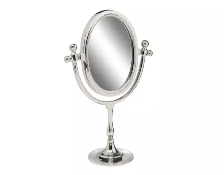 Зеркало настольное (garda decor) серебристый 29x45x15 см.