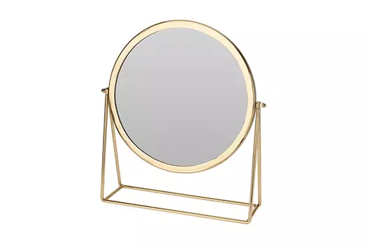 Зеркало настольное (garda decor) золотой 33x38x9 см.