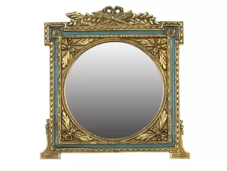 Зеркало настольное (glasar) золотой 1.6x17.6x17.0 см.