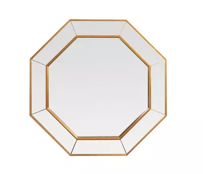 Зеркало nathalie (bountyhome) золотой 70.0x70.0x5.0 см.