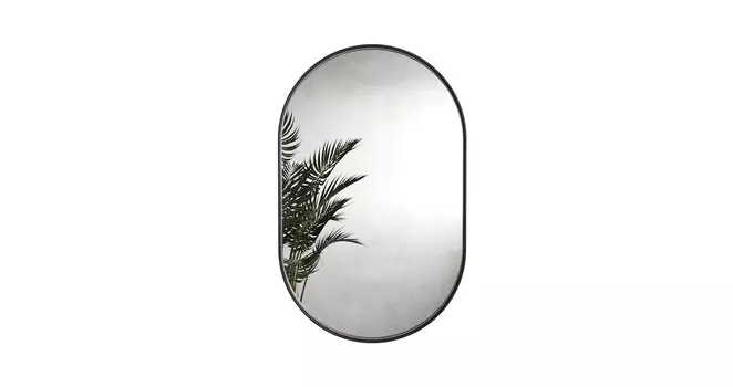 Зеркало nolvis mini black (genglass) черный 51x81x4 см.