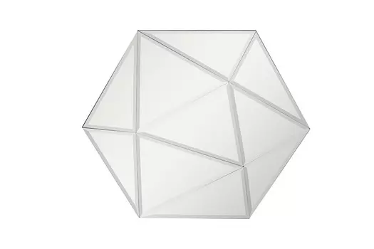 Зеркало объемное (garda decor) серебристый 100x86x5 см.