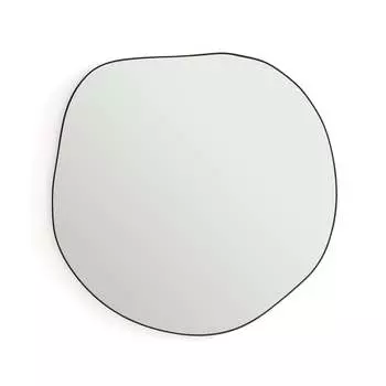 Зеркало ornica (laredoute) черный 80x80 см.