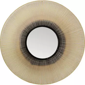Зеркало rayos (kare) золотой 102x102x9 см.