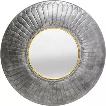 Зеркало rope (kare) серебристый 115x115x9 см.