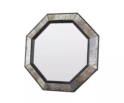 Зеркало ручной работы черный лебедь (bountyhome) черный 60.0x60.0x5.0 см.