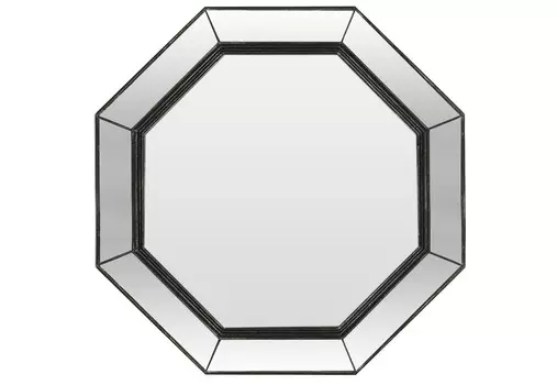 Зеркало ручной работы espresso (bountyhome) черный 60.0x60.0x5.0 см.