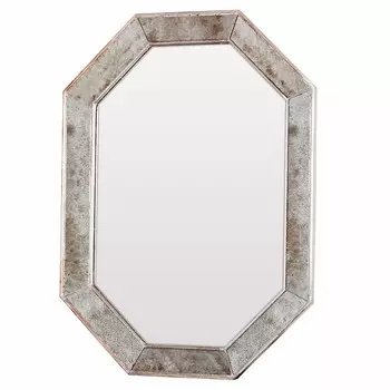 Зеркало ручной работы людовик (вогнуто внутрь) (bountyhome) серебристый 65.0x85.0x5.0 см.