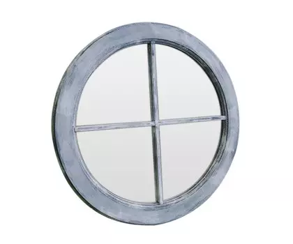 Зеркало ручной работы окно (bountyhome) серый