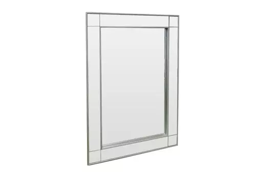 Зеркало ручной работы серебряная неотразимость (bountyhome) серебристый 65.0x90.0x4.0 см.