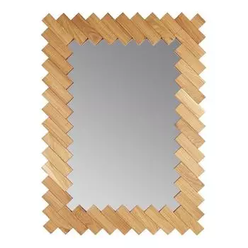 Зеркало runden дубовые планки v20083 (runden) прозрачный 560x830 см.