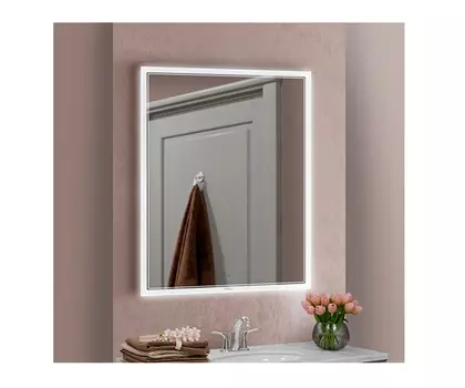 Зеркало с подсветкой emma (alavann) прозрачный 100x80x3 см.